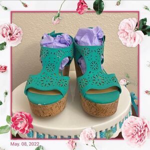 👡Cato Cutout platform Wedge Sandals. Get ready to styling for summer!!